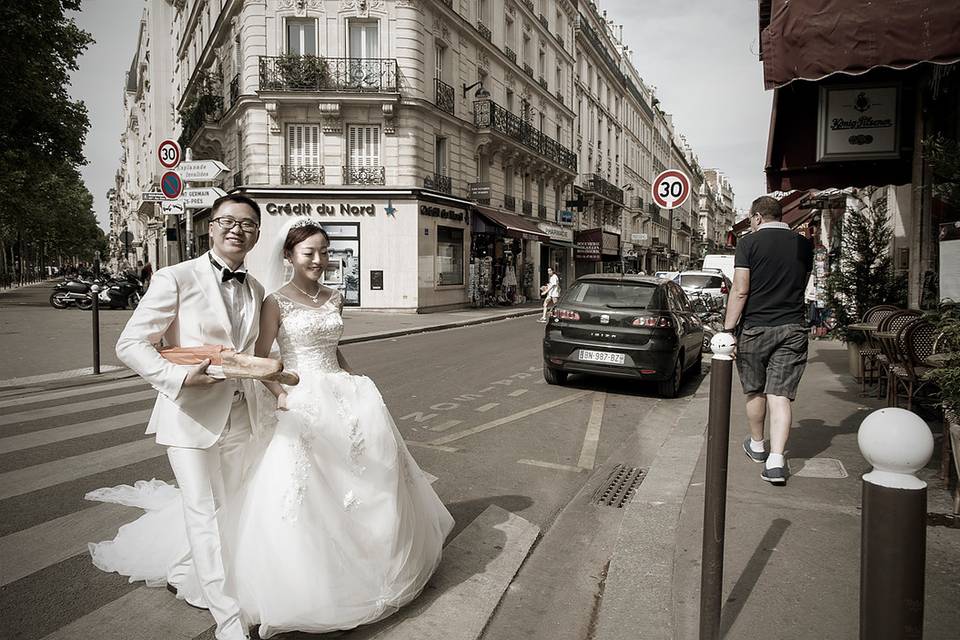 Mariage rue de PARIS