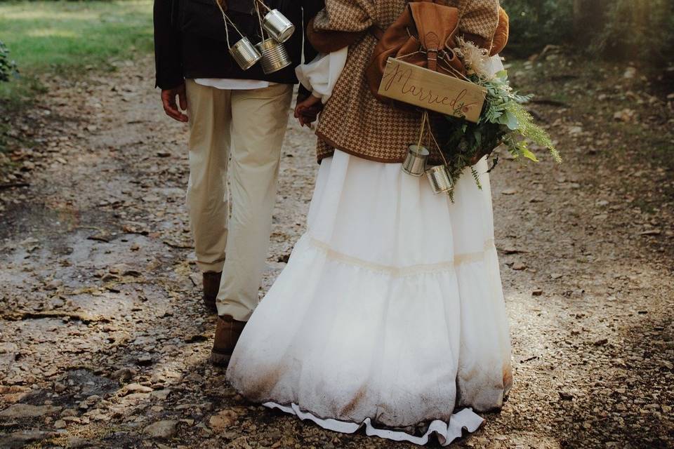 Elopement en foret