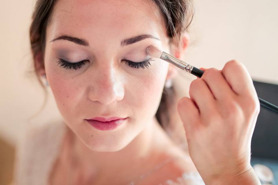 Maquillage de ma belle mariée