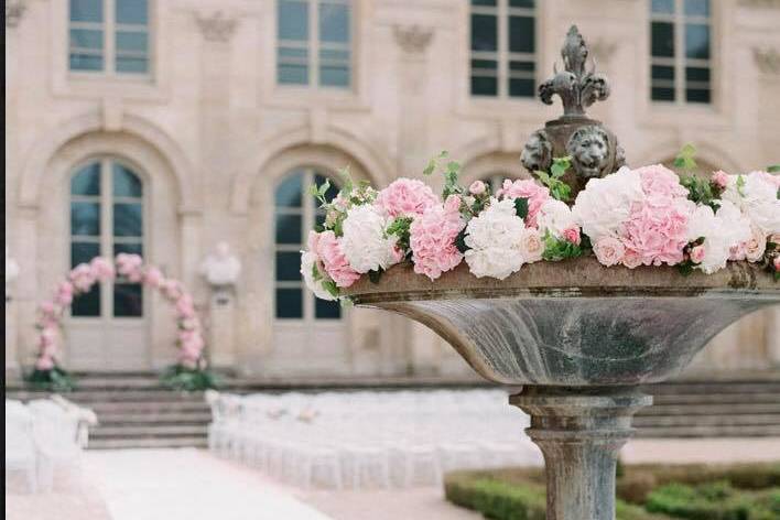 Fontaine château de Chantilly