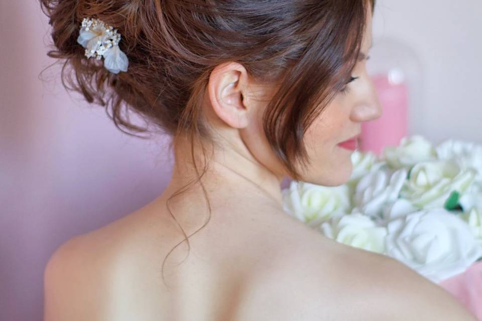 Chignon haut glamour