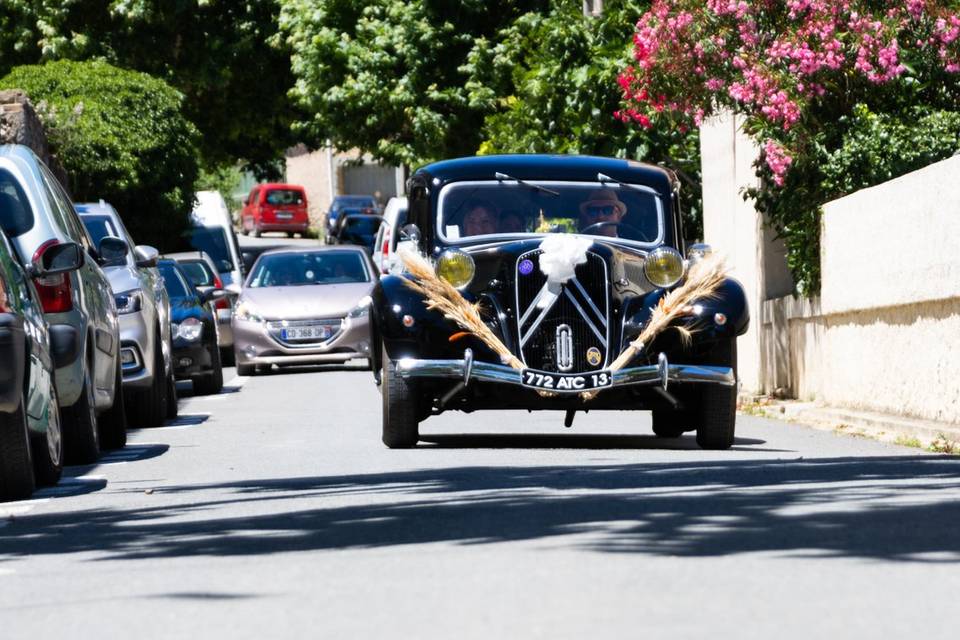 Voiture des mariés