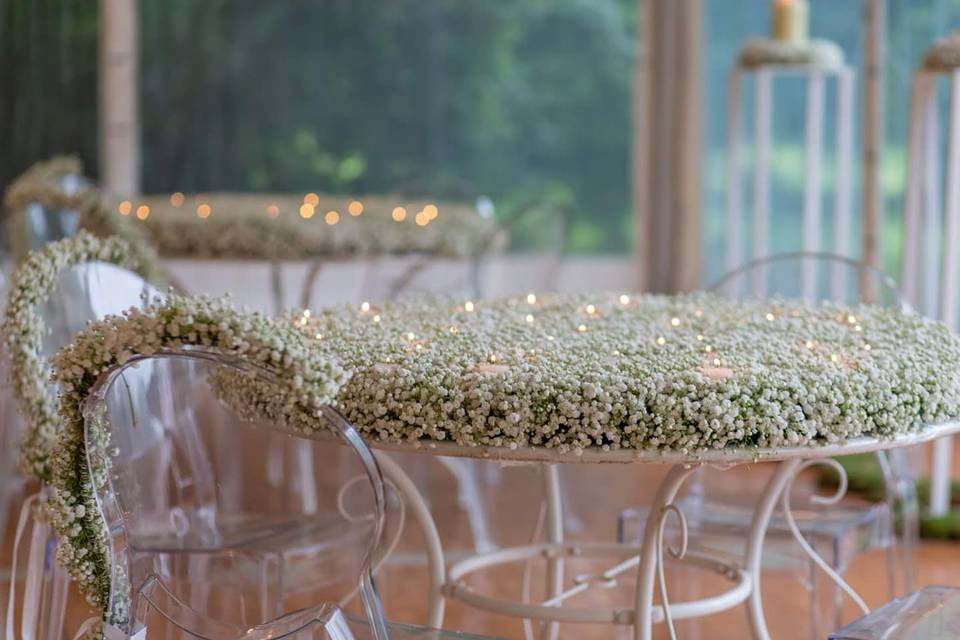 Tables gypsophile