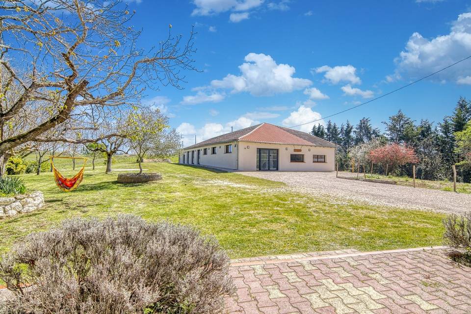 Salle-Vue depuis le gîte