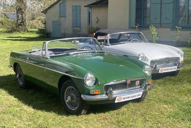 MGB Blanche et verte