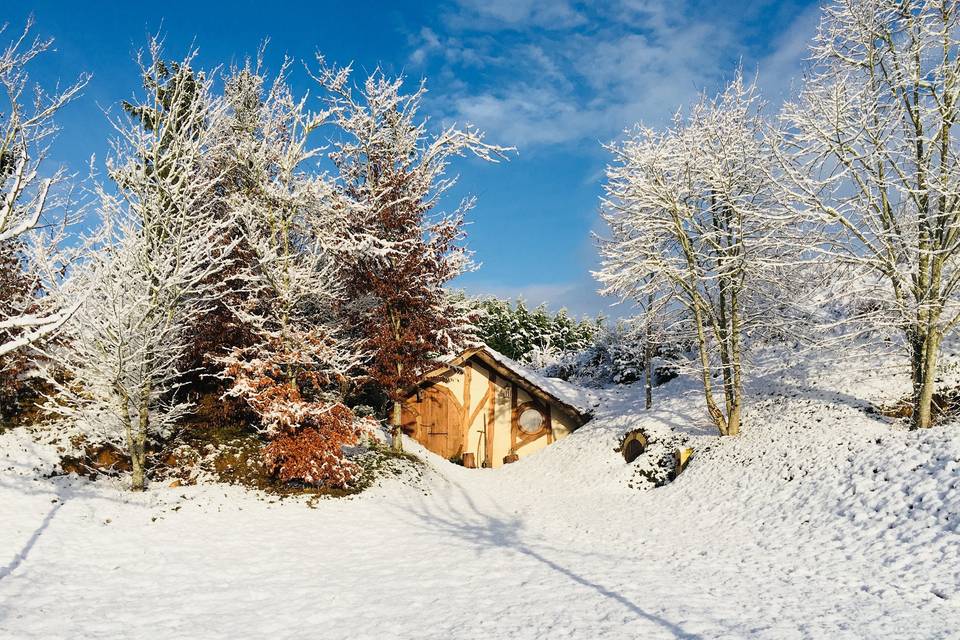 La Bilbonnière sous la neige