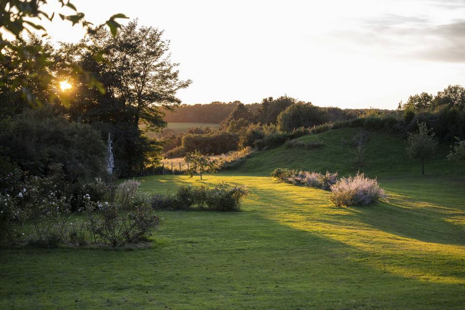 Parc coucher de soleil