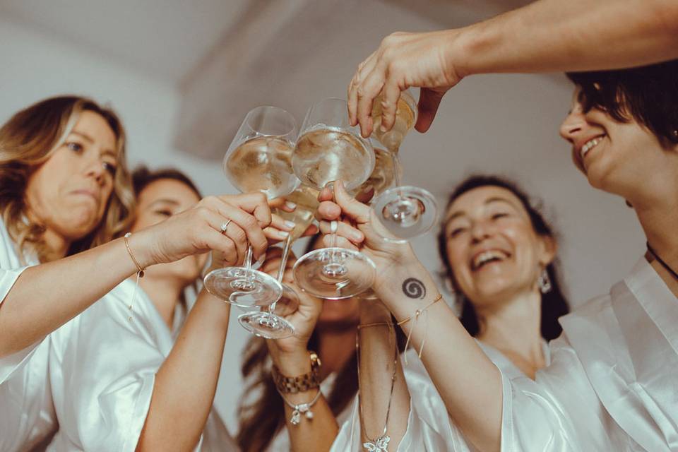 Préparatifs de la mariée