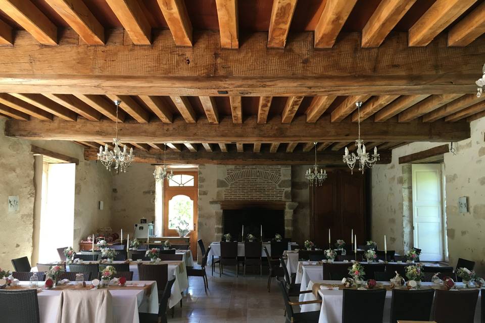 La salle de réception