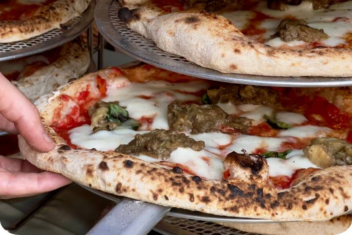 Pizzas au levain naturel