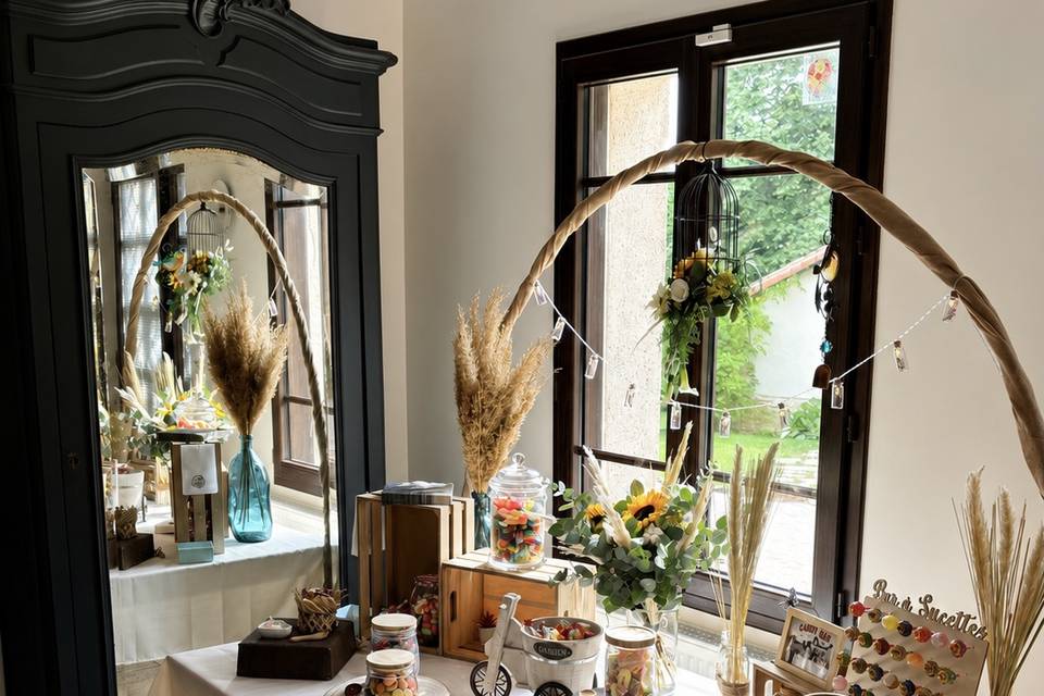 Candy bar champêtre
