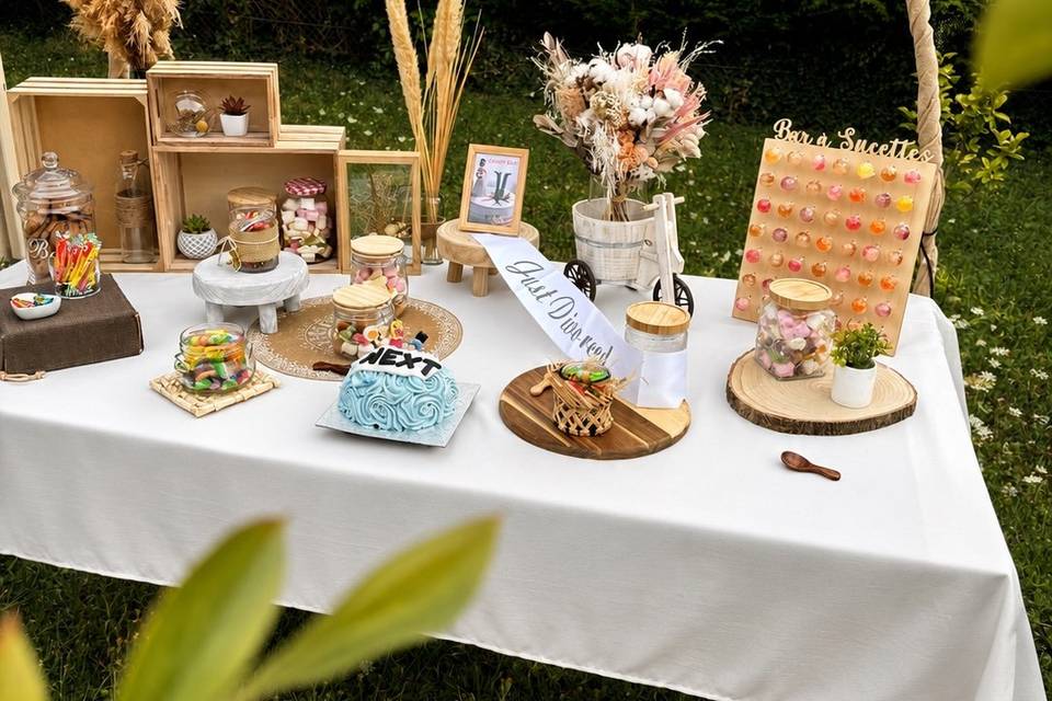 Candy bar divorce party