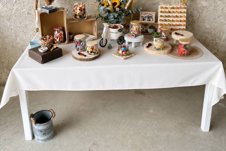 Candy bar champêtre