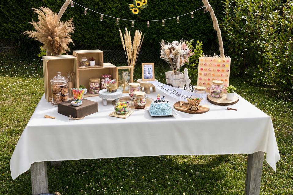 Candy bar divorce party