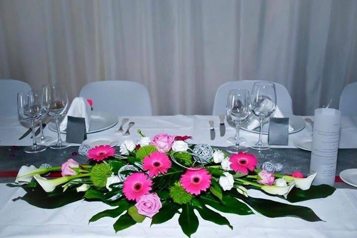 Fleur table d'honneur