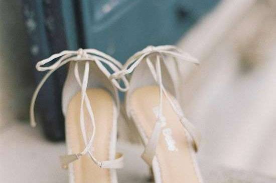 Les chaussures de la mariée