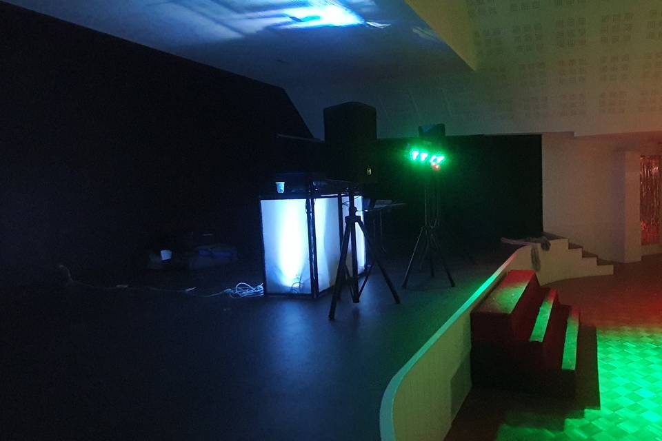 Stand dj avec light