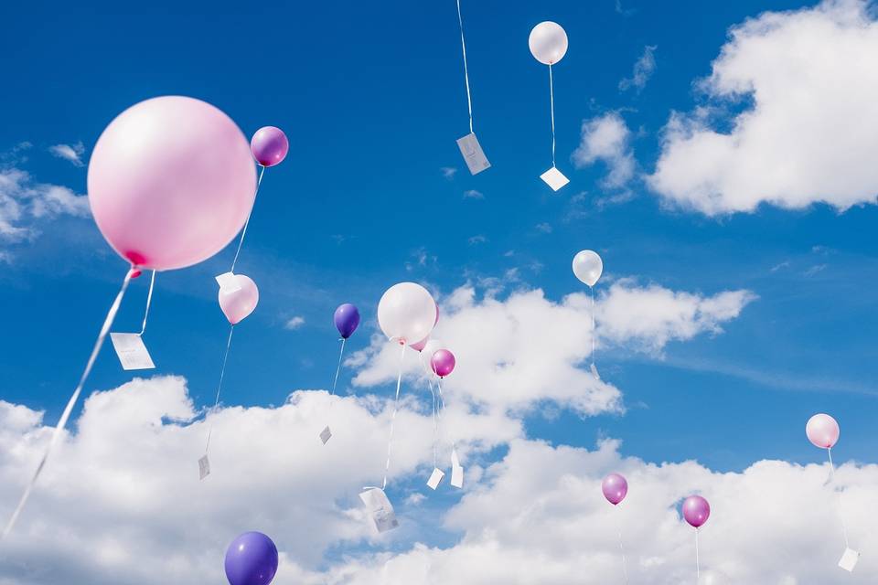 Lâcher de ballons 🎈