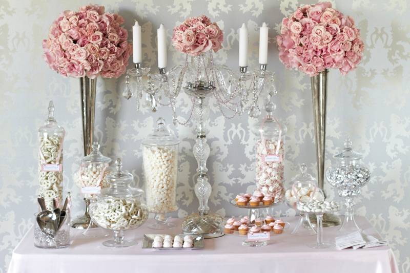 Table rose argent chic