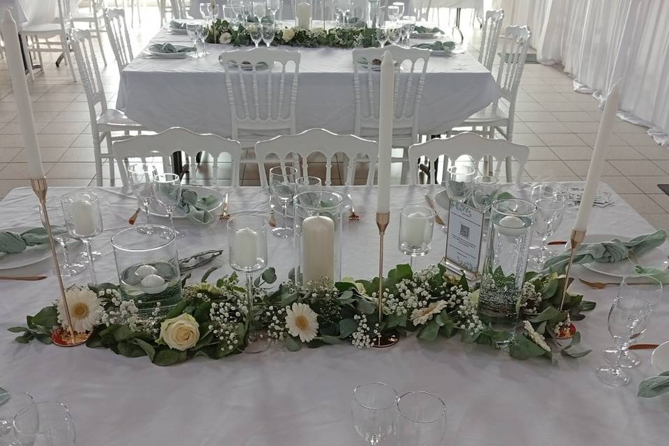 Centre de table invités