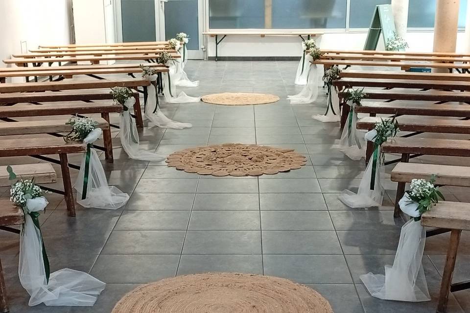 Décoration cérémonie laïque
