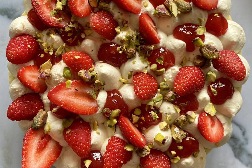 Tarte aux Fraises & vanille