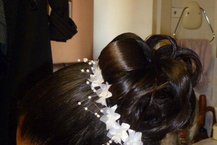 Chignon boucle