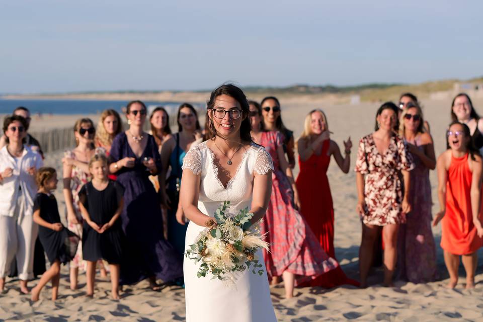 Lancer de bouquet