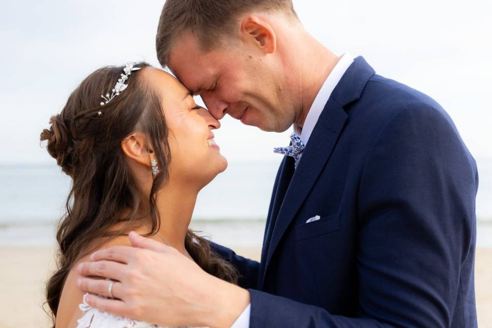 Photo de couple à la plage