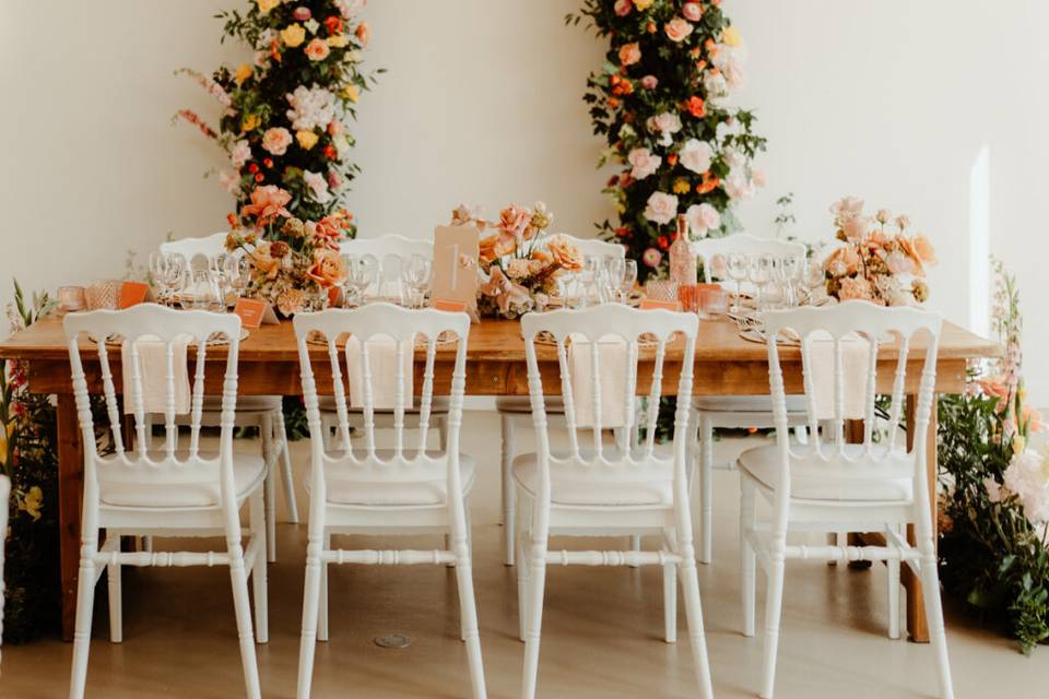 La table d'honneur