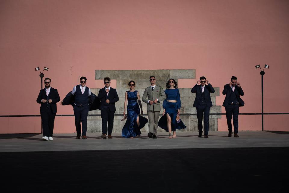 Photo avec les témoins