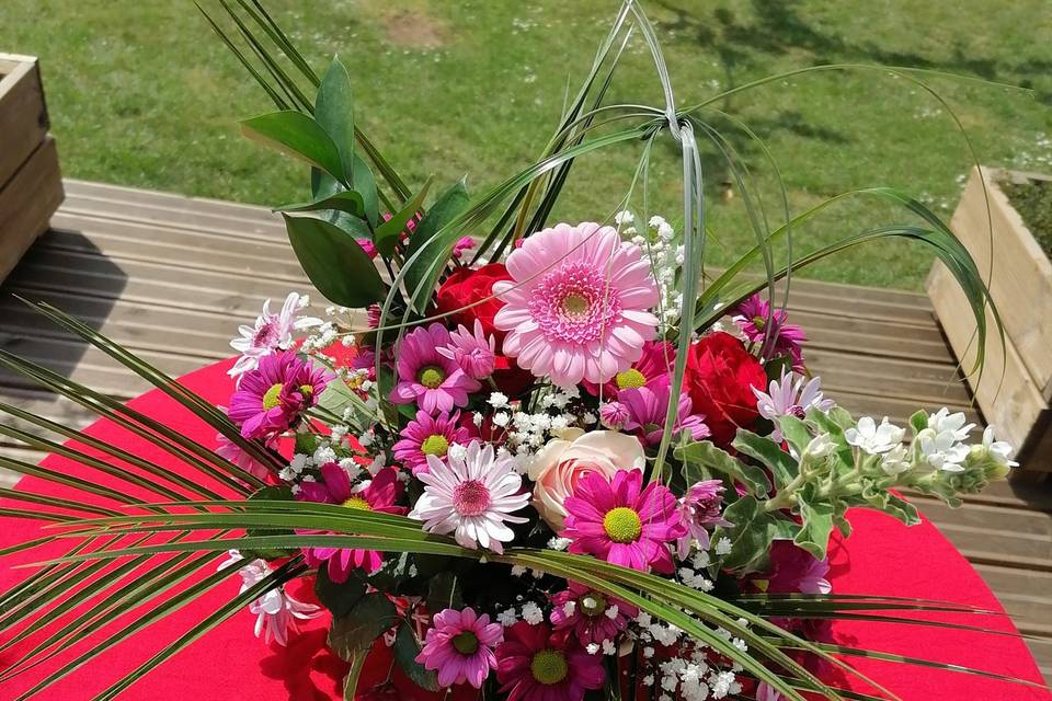 Bouquet rond rose