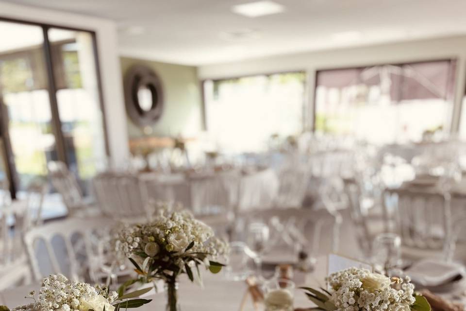 Petits bouquets et bougies