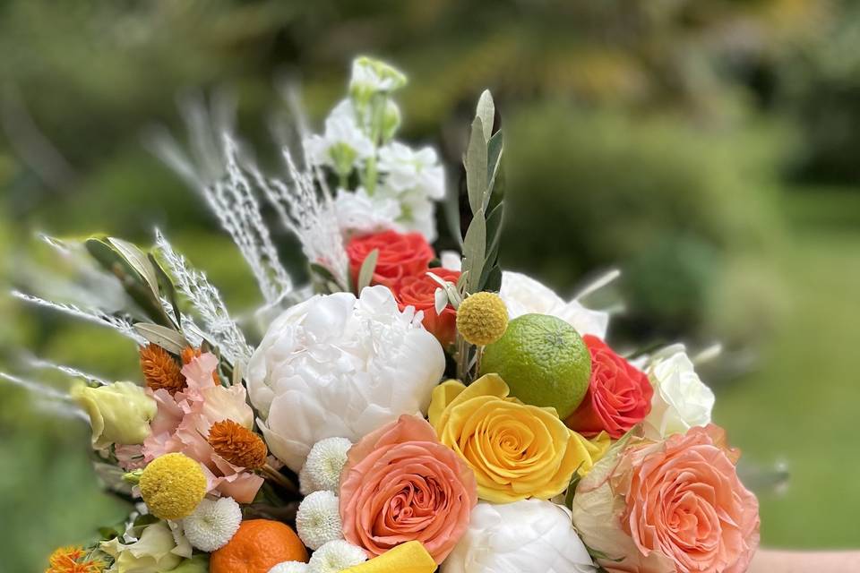 Bouquet mariée vitaminé