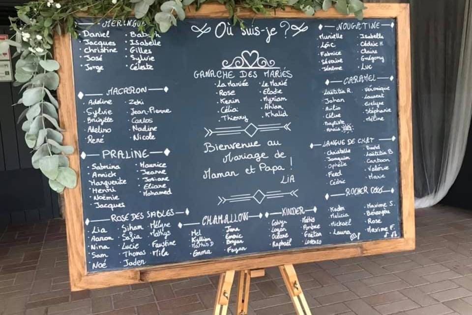 Décor plan de table