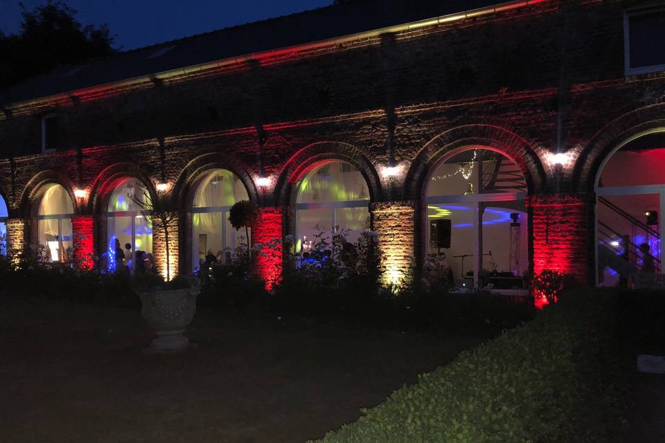 Decoration led manoir