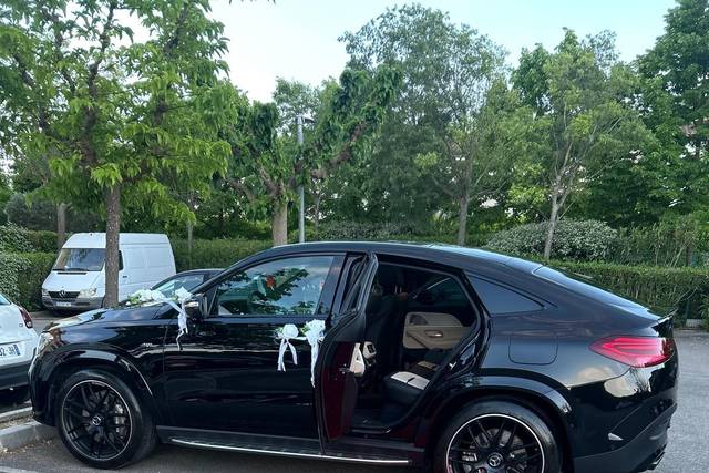 GLE 63 AMG coupé + tapis roug