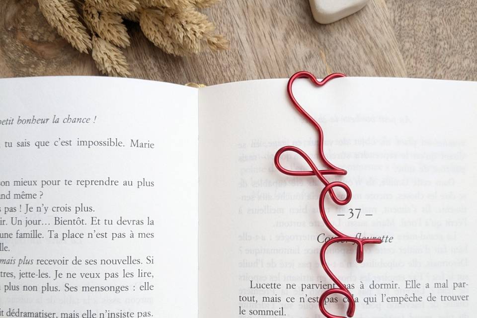 Marque page - cadeau d'invités