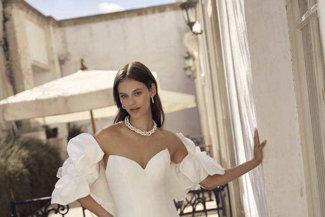 Robe satin minimaliste
