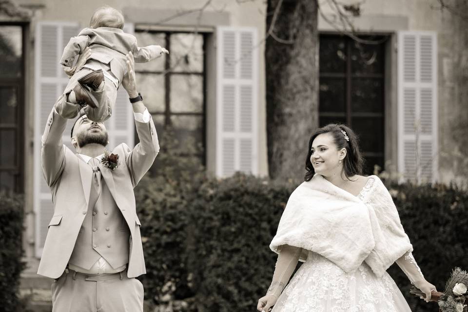 Famille mariage Aix en pie