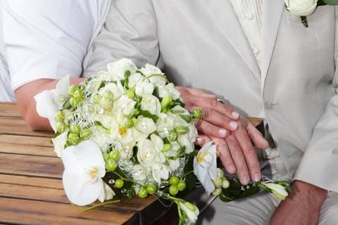 Photo de mariage couple