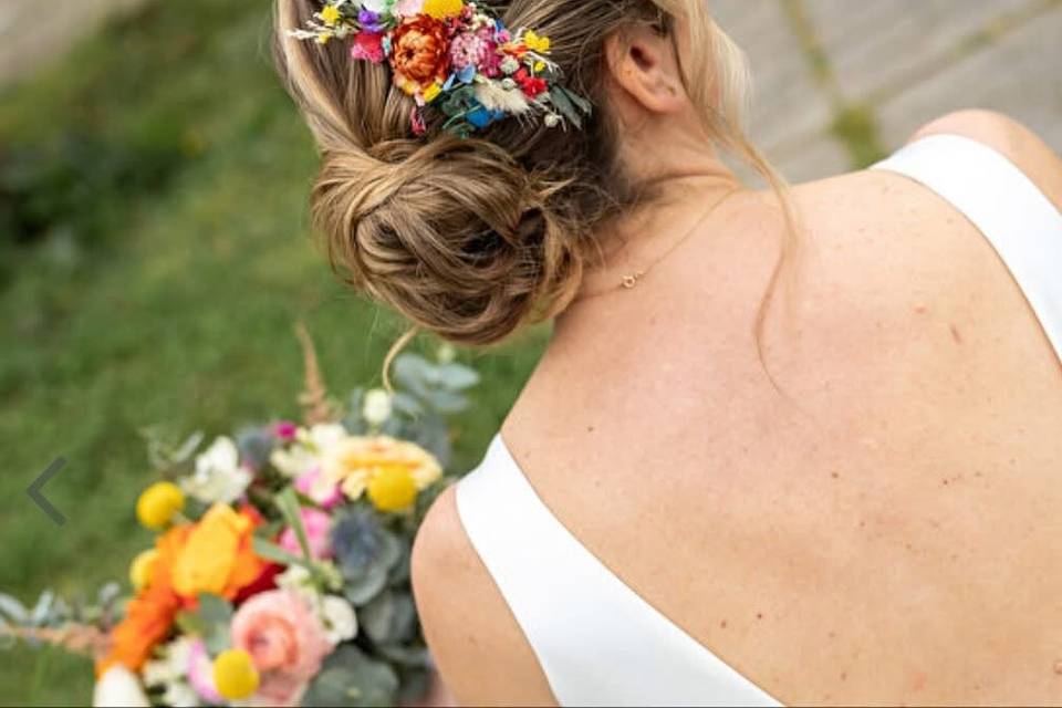 Bouquet coiffure