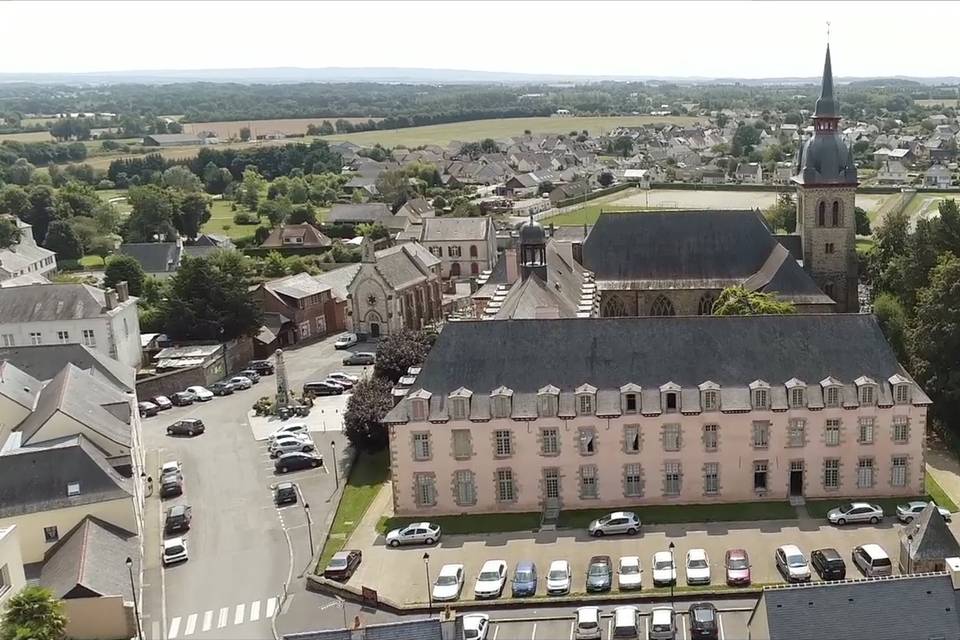 Drone Eglise