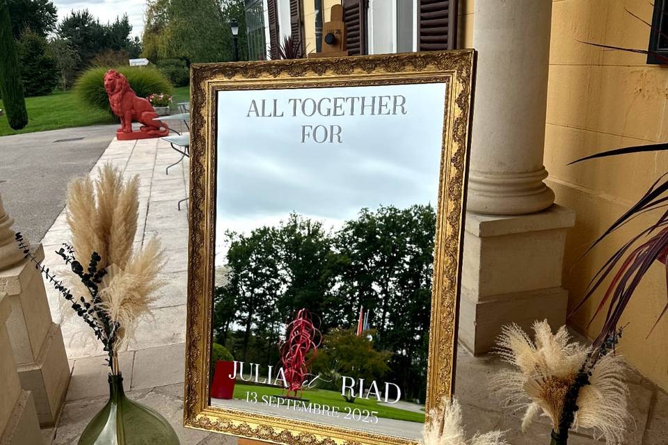 Miroir personnalisé