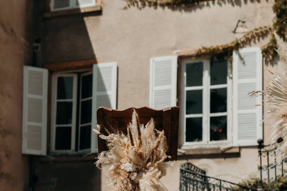 Pupitre foncé