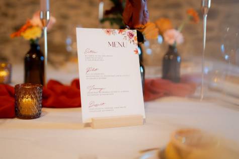 Table décorée