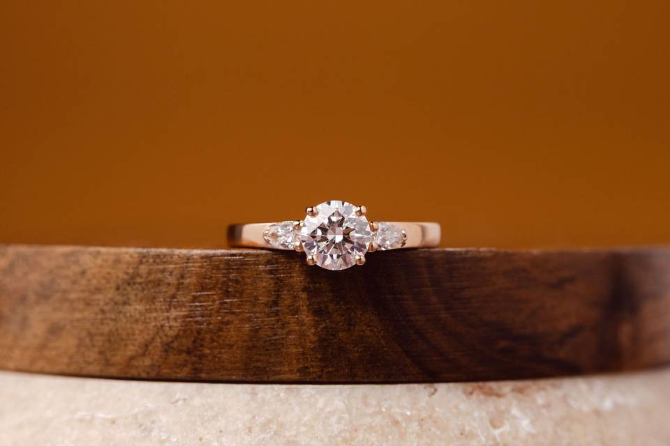 Bague Fiançailles sur-mesure