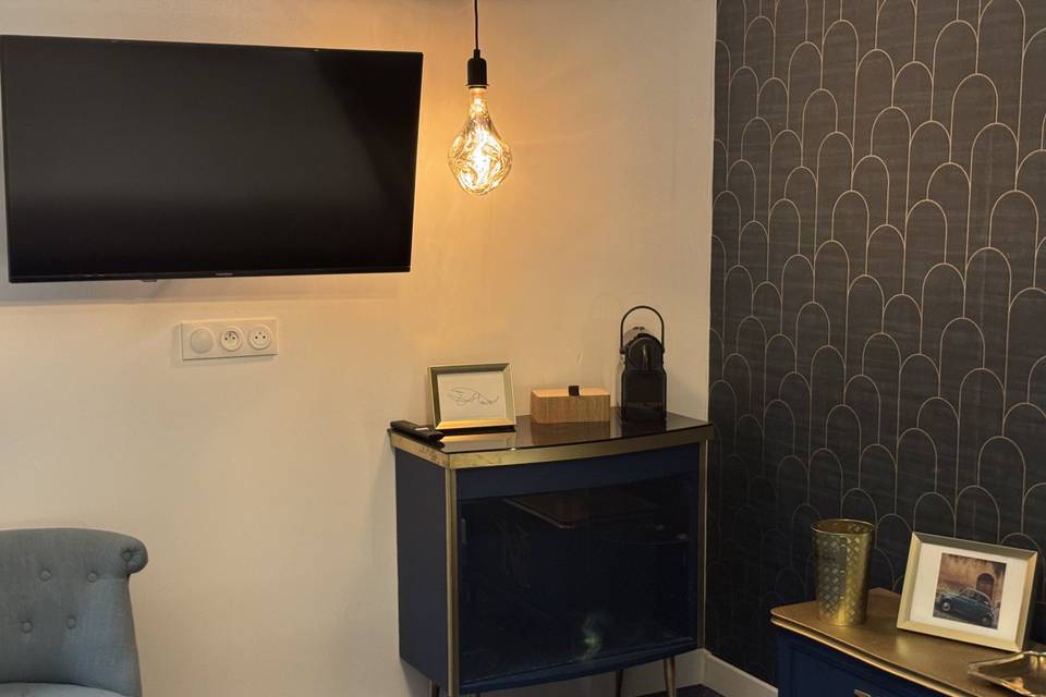 La chambre bleu