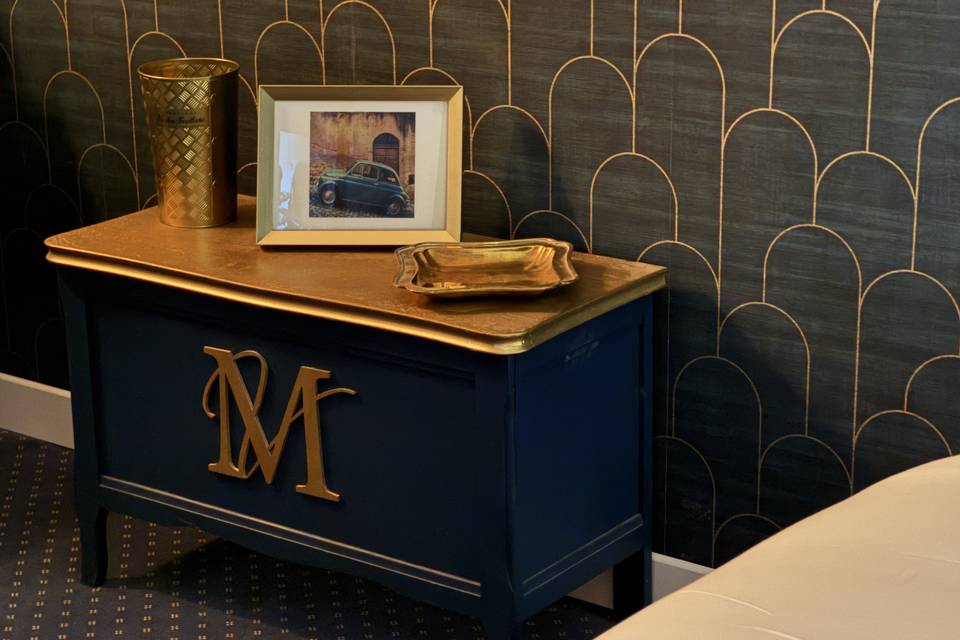 La chambre bleu