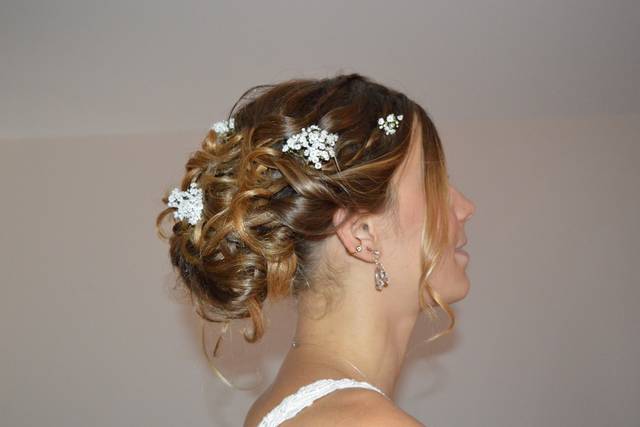 Chignon fleurie